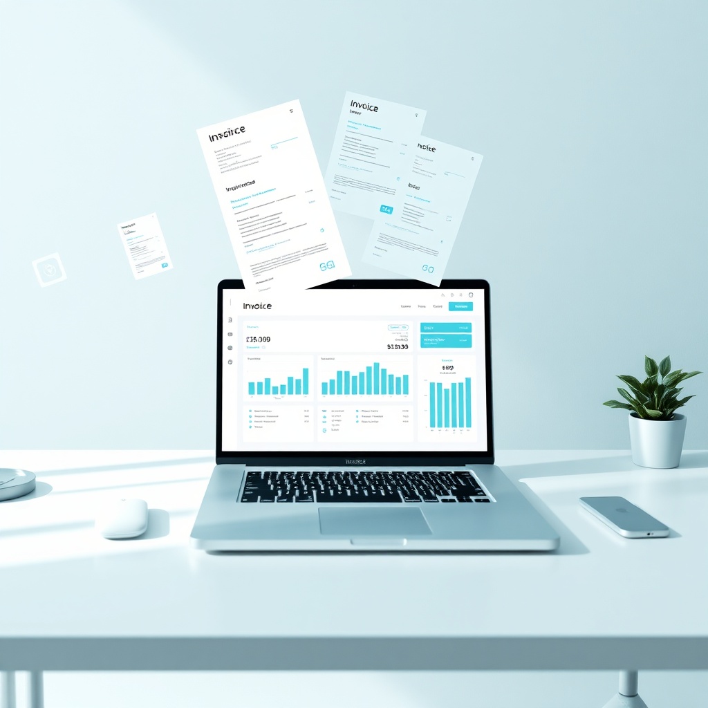 Espace professionnel illustrant la transition vers la facturation électronique, où les documents numériquement structurés transitent via un canal agréé pour assurer la conformité fiscale et optimiser les processus comptables B2B.