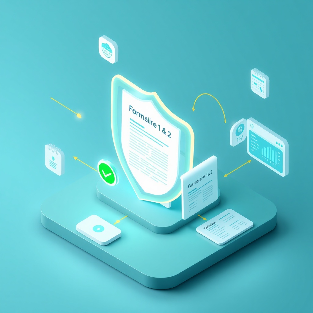 Schéma visuel du processus de télétransmission TVA Maroc, mettant en avant la sécurité informatique, le respect des échéances et la génération automatique d'attestations fiscales conformes.